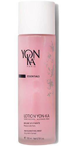 Yonka Hydrating Face Toner, Natural Toning Spray for Dry & Sensitive Skin (6.76 Fl Oz) With Yon-Ka Glyconight 10% Peel Masque Travel Size (15ml/0.57oz) Anti-Aging Face Mask
