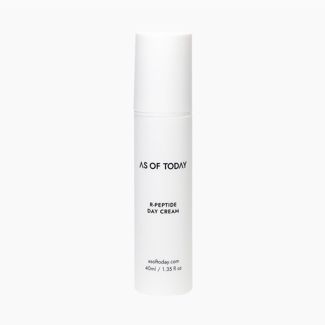AS OF TODAY R-Peptide Day Cream 1.35 fl oz. 40ml - Reduce The Appearance of Wrinkles & Fine Lines, Improving Skin Tone & Hydration - Anti-Aging - Clean Beauty