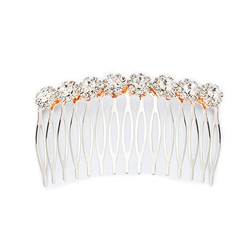 2018-2020 The most popular fashion Bridal hair accessories rhinestone pearl alloy hair comb wedding hairpin (01)