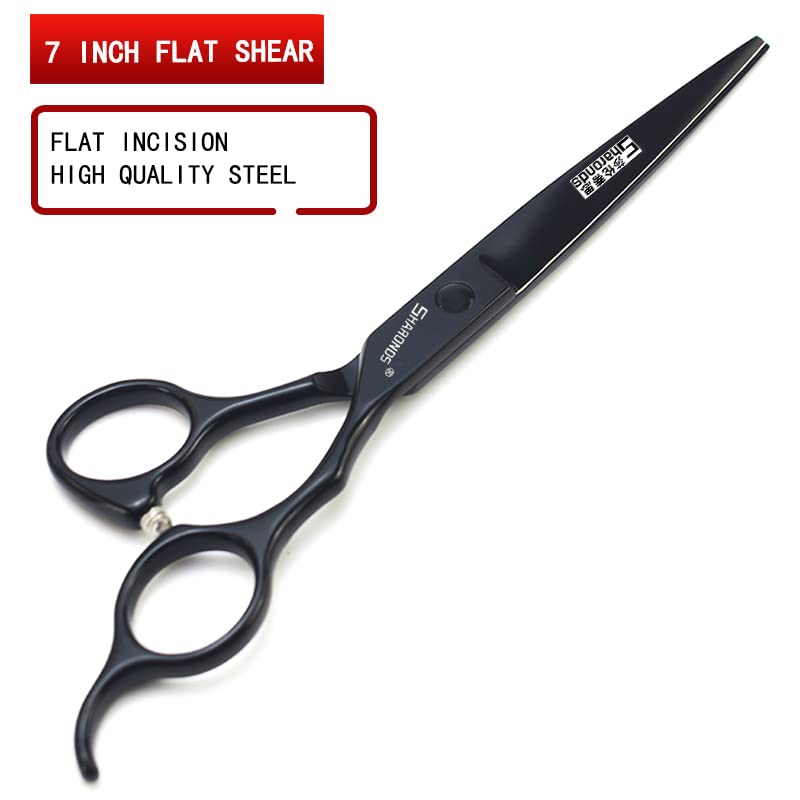 SHARONDS 7 Inch Stainless Steel Professional Barber Scissors Hair Thinning Scissors Hairdresser or Home Hairdresser Variant/Hybrid Scissors (7 inch-3pc)