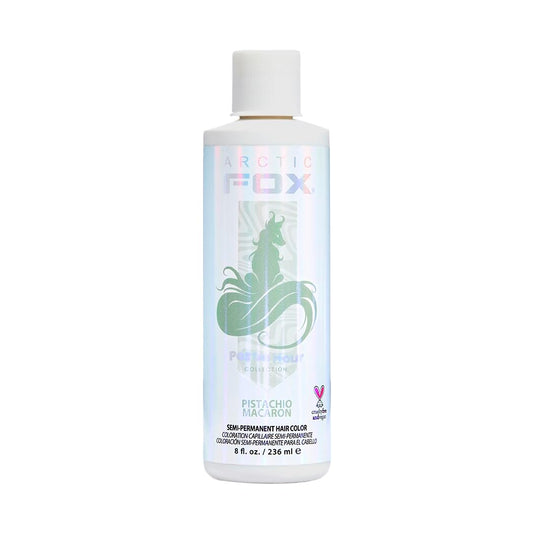 ARCTIC FOX Vegan and Cruelty-Free Semi-Permanent Hair Color Dye (8 Fl Oz, PISTACHIO MACARON)