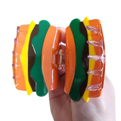 Blue Lagoon Hair Clip,Acetate Hair Clip,Small Claw Clip for Women, 1 Count (Pack of 1)