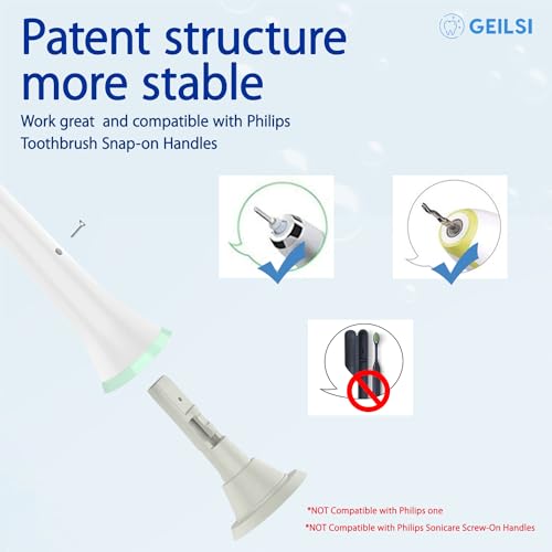 Replacement Heads for Philips Sonicare - Compatible with Toothbrush Electric C1,C2,C3,4100,G2,G3,W3,DiamondClean 9500,ExpertClean 7500,FlexCare,HealthyWhite,ProtectiveClean 5100,6100-8 Packs