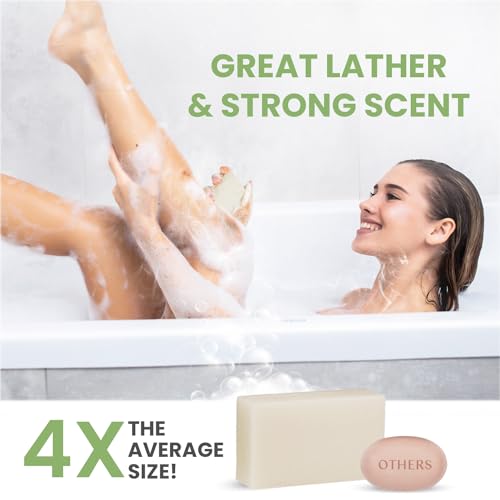 Body Restore Kojic Acid Soap, (Green Tea 2 Pack), with Vitamin C,E, Shea Butter, Collagen, Hyaluronic Acid, Turmeric, Retinol For Dark Spots, All Natural Soap Bar, Paraben Free