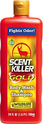 Wildlife Research Scent Killer Gold Body Wash and Shampoo, (12-Ounce), Multi