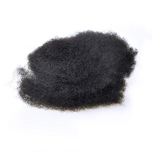 YONNA 1pcs/lot Tight Afro Kinky Bulk Hair 100% Human Hair For Dreadlocks,Twist Braids Natural Balck Colour 1B# Can Be Dyed to Blonde 1ounce 10inch