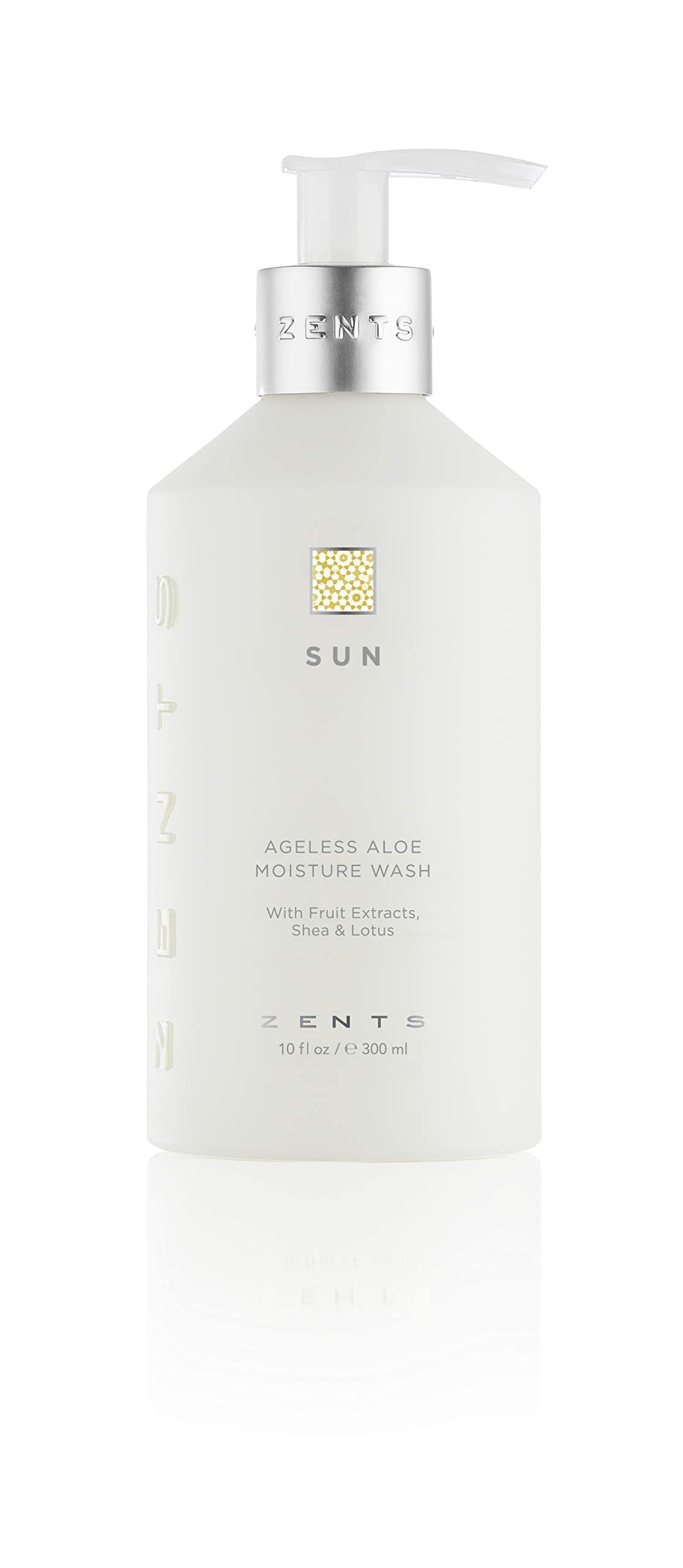 ZENTS Body Wash and Lotion Set (Sun), Aloe Moisture Body Wash, Age Defying Probiotic Lotion to Cleanse, Moisturize and Nourish Dry Skin