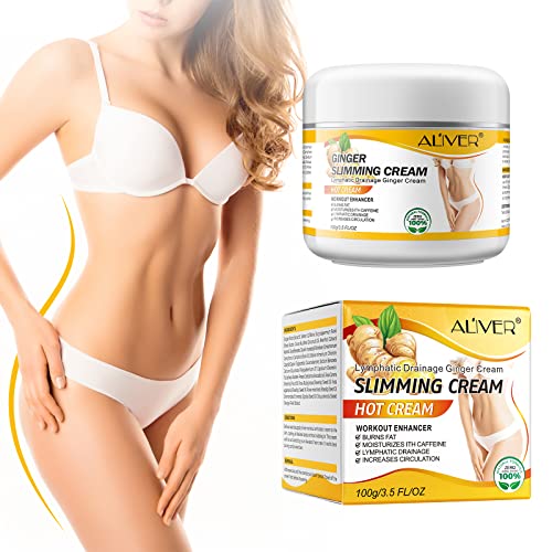 2PCS VOGSIG Ginger Slimming Cream - Anti Cellulite, Fat Burning, Tightening & Moisturizing, 1oz each