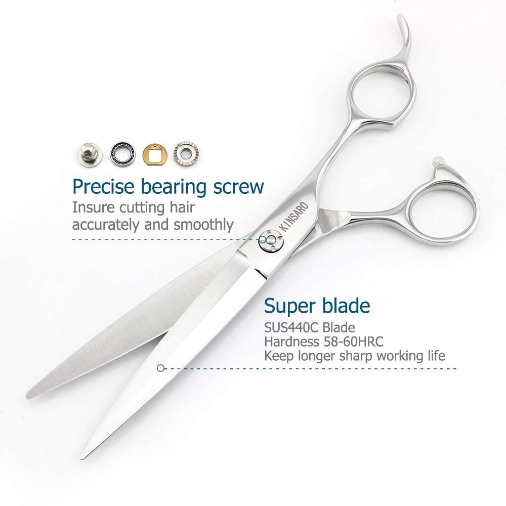 7 INCH barber scissors hair cutting scissors sliding cutting scissors 5.75 INCH hair thinning scissors thinning shears Kinsaro