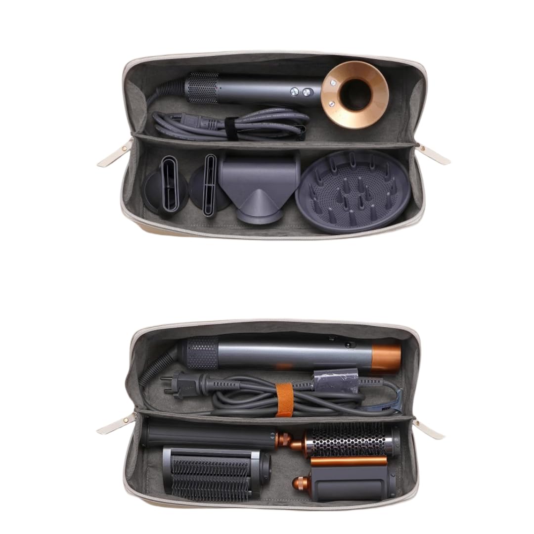 XLXLbb Large-Capacity Travel Case Compatible Storage Bag Compatible With Hair Dryer Complete Styler And Attachments, For Accessories Waterproof Anti-Scratch Travel Bag