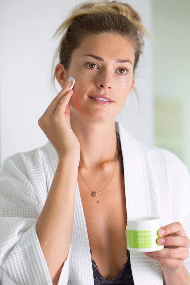 Dermala SUPPLEMEANT Prebiotic, Probiotic Skin Mix & Scantily Pad Acne Treatment Bundle