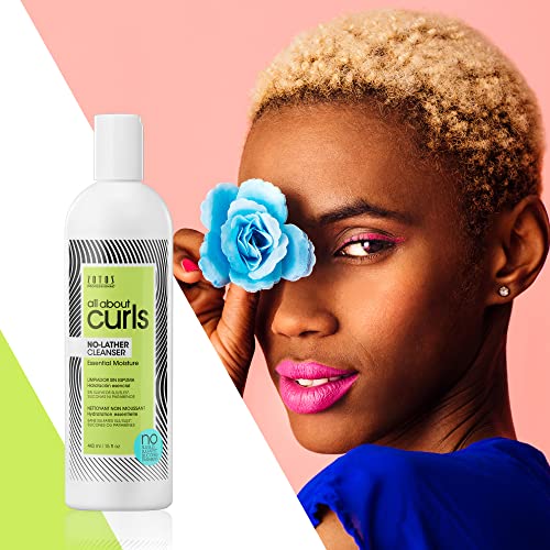 All About Curls No-Lather Cleanser Shampoo & Daily Cream Conditioner | Essential Moisture | Gentle Cleansing | Suds-Free | All Curly Hair Types