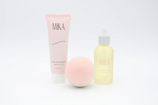 Age Playfully Bundle 3-Piece Gift Bundle for Women | Organic Body Oil+Foot Lotion for Dry Cracked Feet+Massage Ball for Feet and Muscle | Gift Idea for Women Over 40, Girlfriends, Moms | Clean Beauty