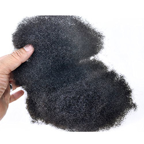 YONNA 1pcs/lot Tight Afro Kinky Bulk Hair 100% Human Hair For Dreadlocks,Twist Braids Natural Balck Colour 1B# Can Be Dyed to Blonde 1ounce 10inch