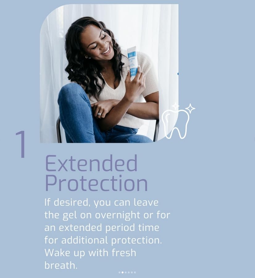 Silver Biotics Tooth Gel | SilverSol Ag₄O₄ 22 ppm Nano-Silver Infused Gel for All Natural Gum & Teeth Protection | Glacial Mint | 4 oz