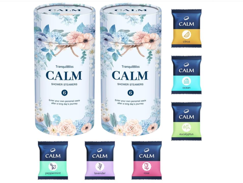 Shower Steamers 12 Count, Scented Shower Bombs with Organic & Natural Fragrance, Self-Care & Relaxation Birthday Presents for Women Who Have Everything