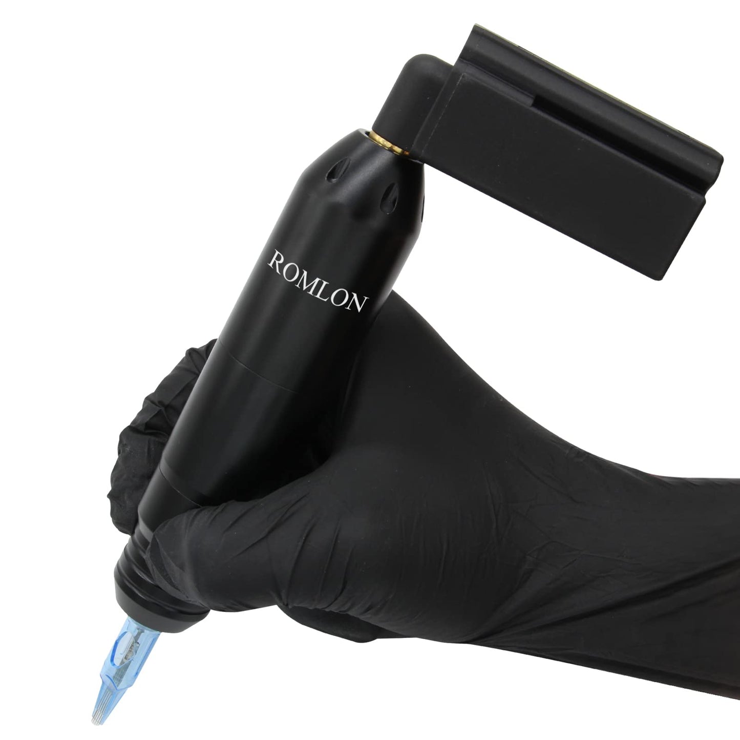 Romlon Tattoo Kit - Tattoo Machine Kit for Beginners Rotary Tattoo Machine with 2Pcs Tattoo Power 40pcs Tattoo Cartridge Needles Tattoo Machine Parts Tattoo Supplies