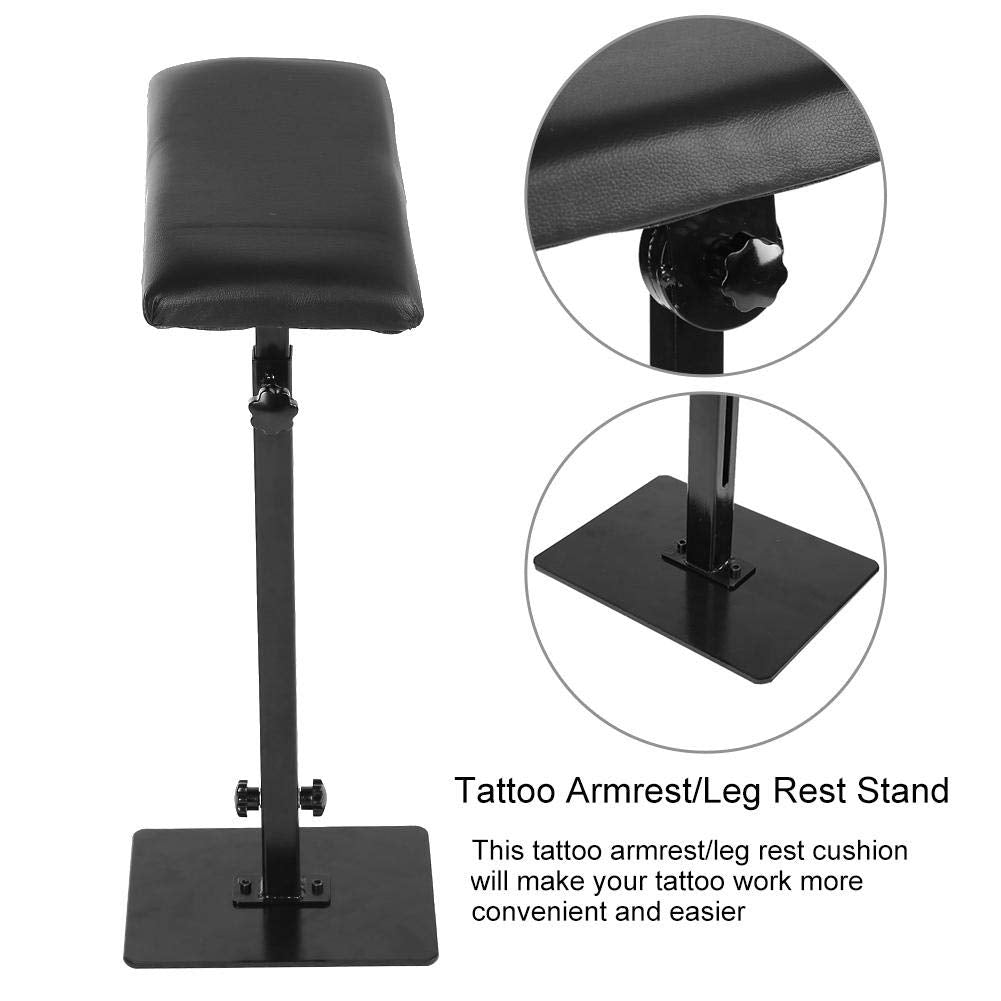 Arm Leg Rest Stand, Armrest Professional Portable Armrest Adjustable Height Leg Rest Stand Arm Bar Pad Tool for Studio Salon