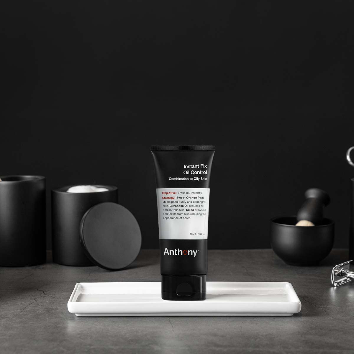 Anthony Oil Control Duo, Instant Fix Oil Control and Oil Free Facial Lotion for Men