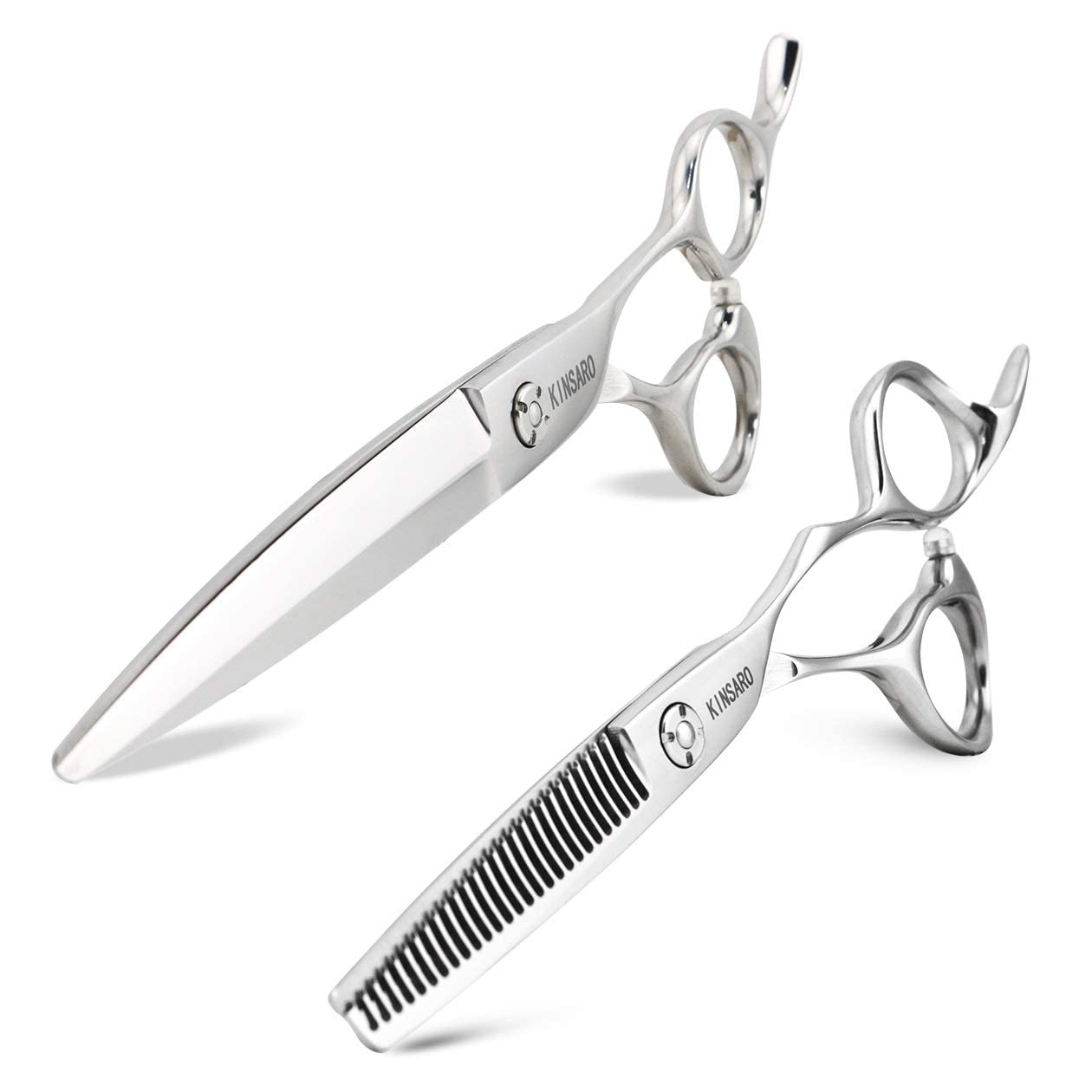 7 INCH barber scissors hair cutting scissors sliding cutting scissors 5.75 INCH hair thinning scissors thinning shears Kinsaro