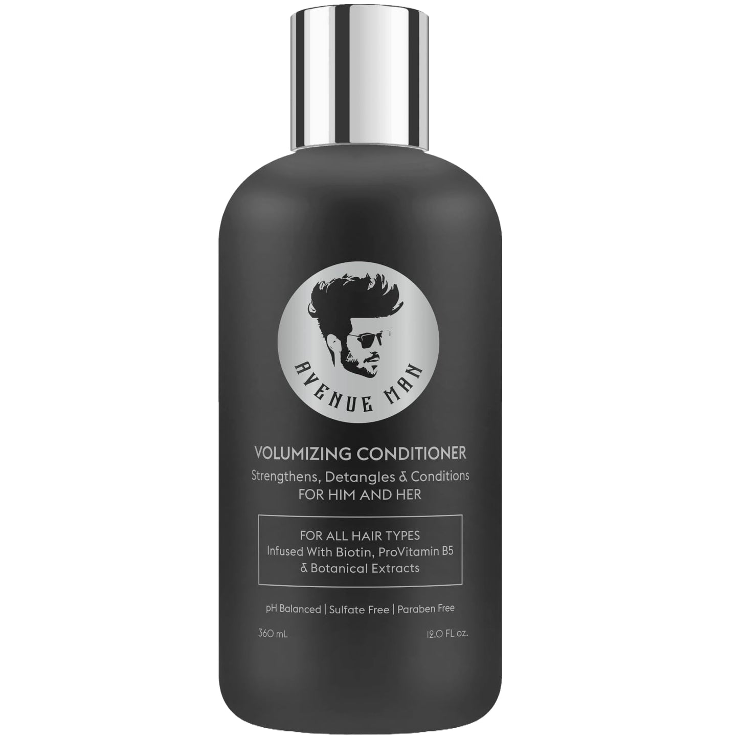Avenue Man Volumizing Conditioner (12 Fl Oz) - Hair Products For Men - Volumizing and Hydrating Conditioner with Herbal Extracts