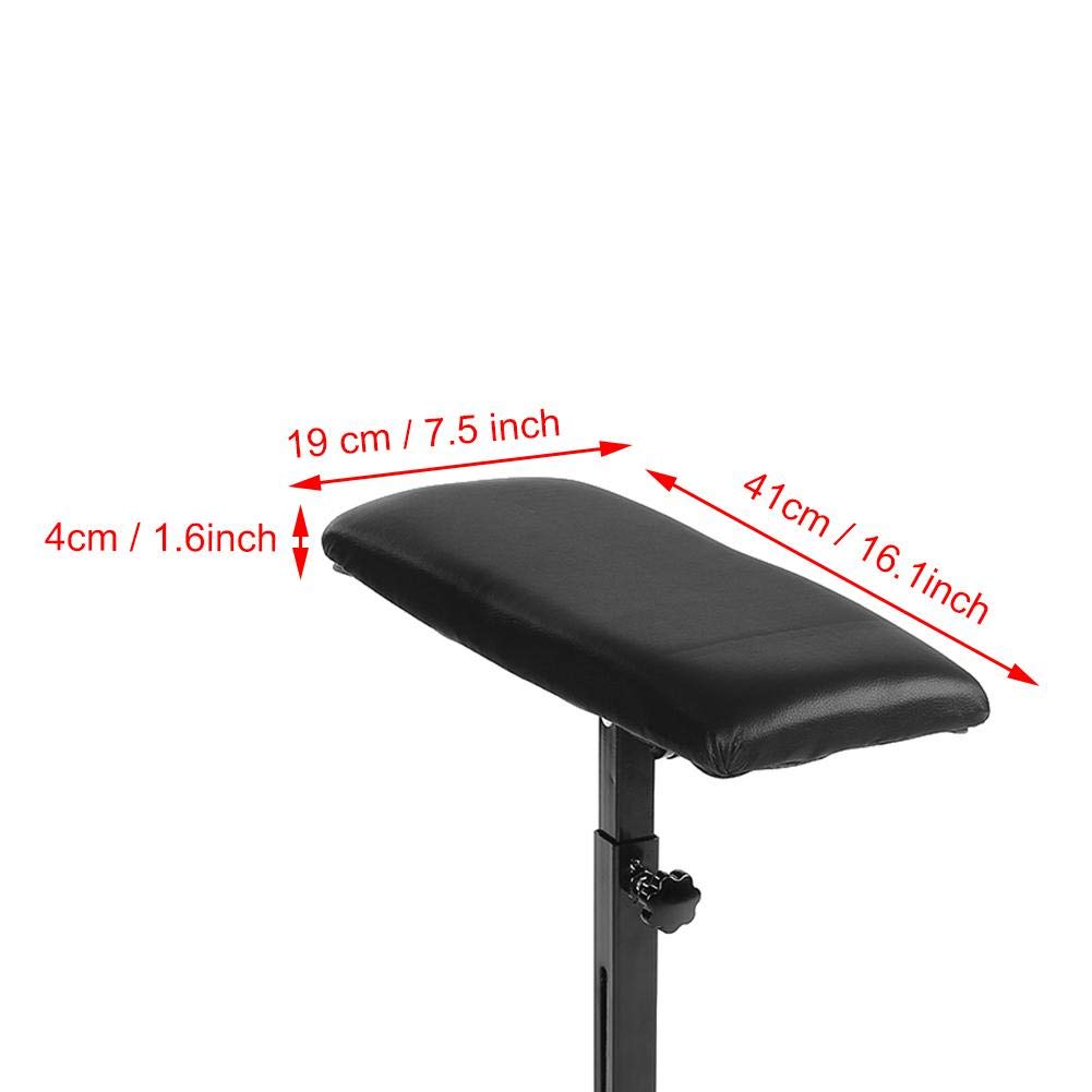 Arm Leg Rest Stand, Armrest Professional Portable Armrest Adjustable Height Leg Rest Stand Arm Bar Pad Tool for Studio Salon