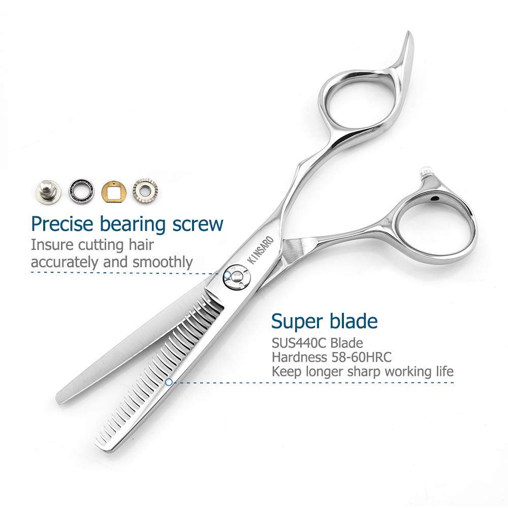 6 INCH Hair cutting shears and 5.75 INCH hair thinning scissors professional barber scissors