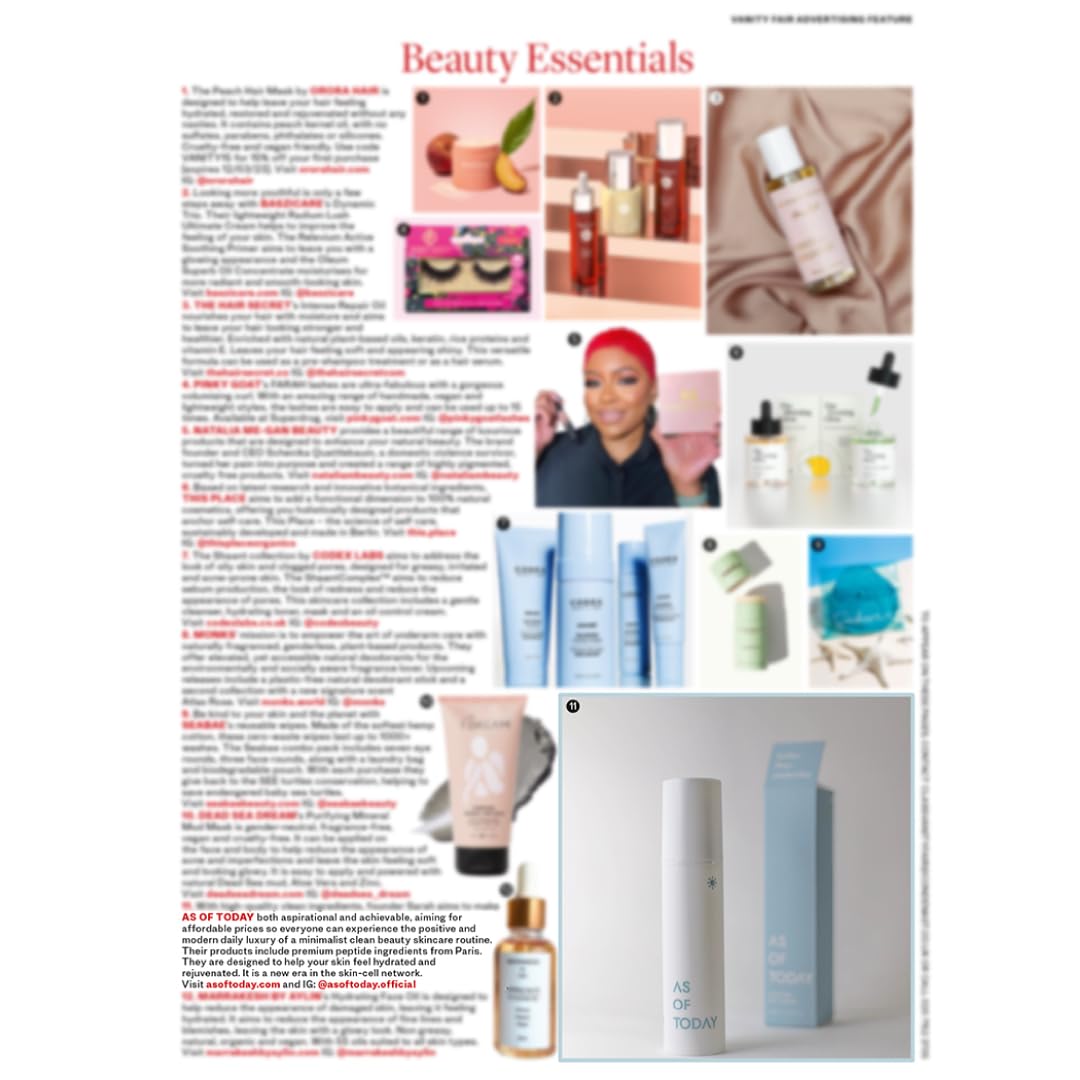 AS OF TODAY R-Peptide Day Cream 1.35 fl oz. 40ml - Reduce The Appearance of Wrinkles & Fine Lines, Improving Skin Tone & Hydration - Anti-Aging - Clean Beauty