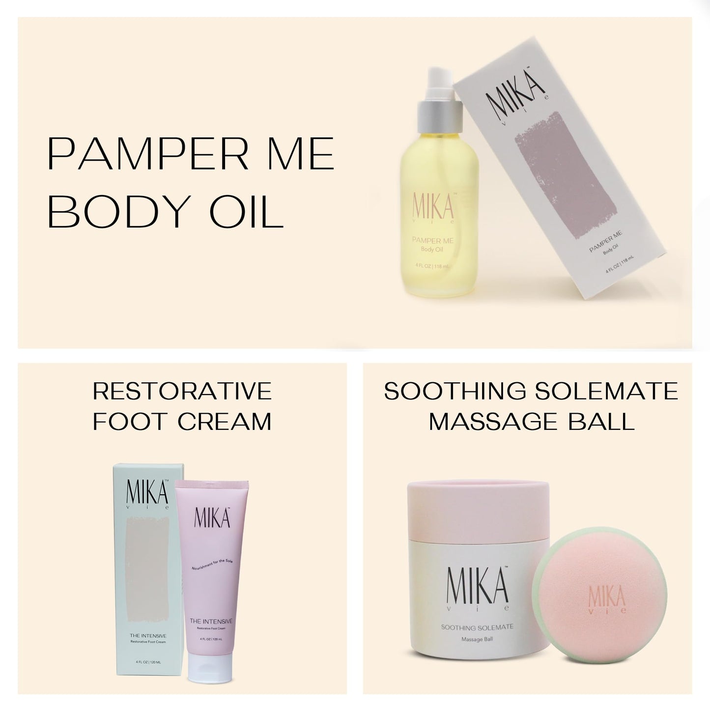 Age Playfully Bundle 3-Piece Gift Bundle for Women | Organic Body Oil+Foot Lotion for Dry Cracked Feet+Massage Ball for Feet and Muscle | Gift Idea for Women Over 40, Girlfriends, Moms | Clean Beauty