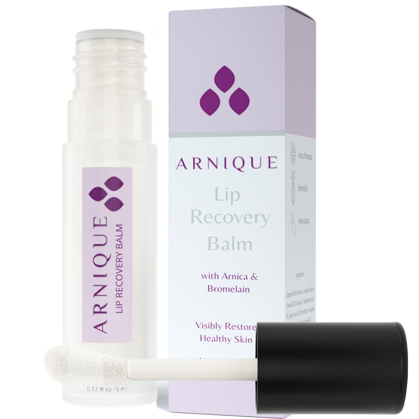 Arnique Arnica Lip Balm - for Filler Aftercare with Arnica Montana and Bromelain, Topical Bruise Balm Masque for Lip Flip Injections and Implant Surgery to aide with Bruising, Swelling and Redness