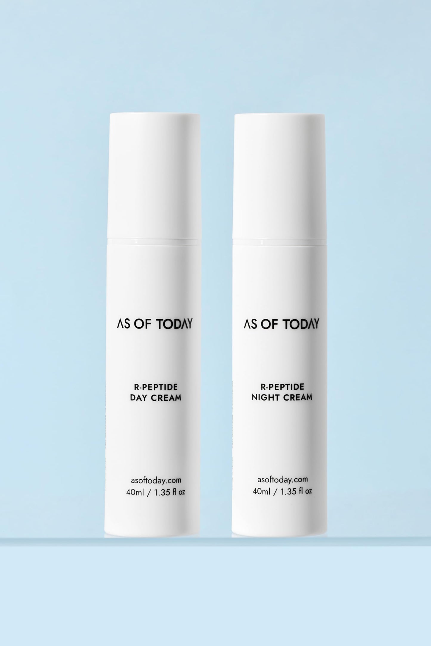 AS OF TODAY R Peptide Night Cream - Intensive Overnight Cream for Soothing, Comforting, Deep Hydration, Anti-Aging, Wrinkle Reduction with 1% Pure Peptide & 2% Niacinamide, Clean Beauty 1.35 fl oz.