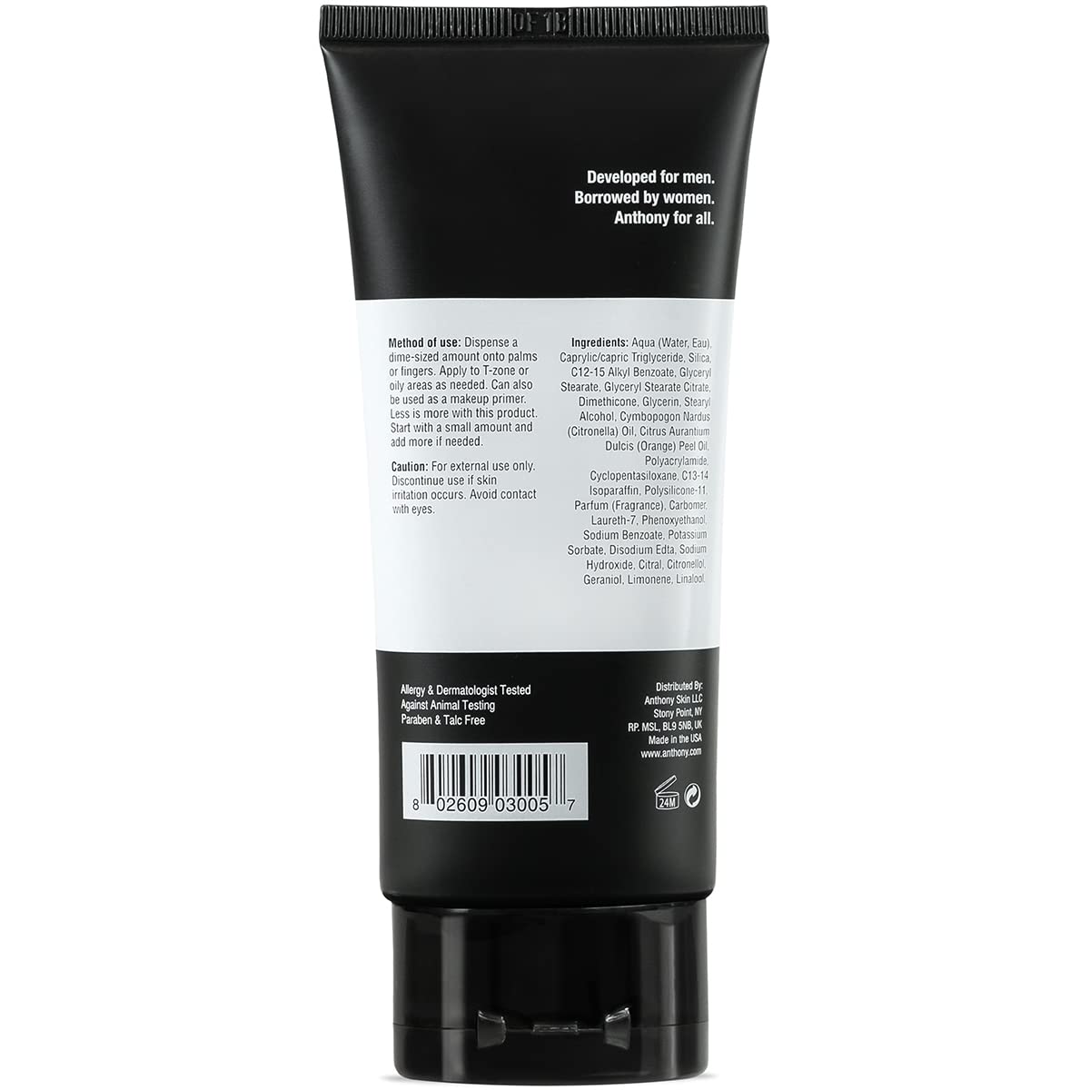 Anthony Oil Control Duo, Instant Fix Oil Control and Oil Free Facial Lotion for Men