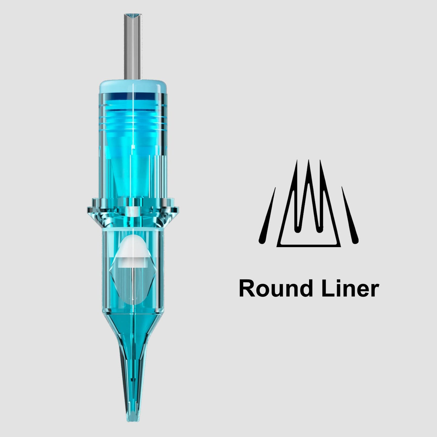 BIGWASP X Tattoo Cartridge Needles 1209RL - 20Pcs 9RL #12 Standard 0.35mm 9 Round Liner Disposable Tattoo Needles for Rotary Tattoo Machines