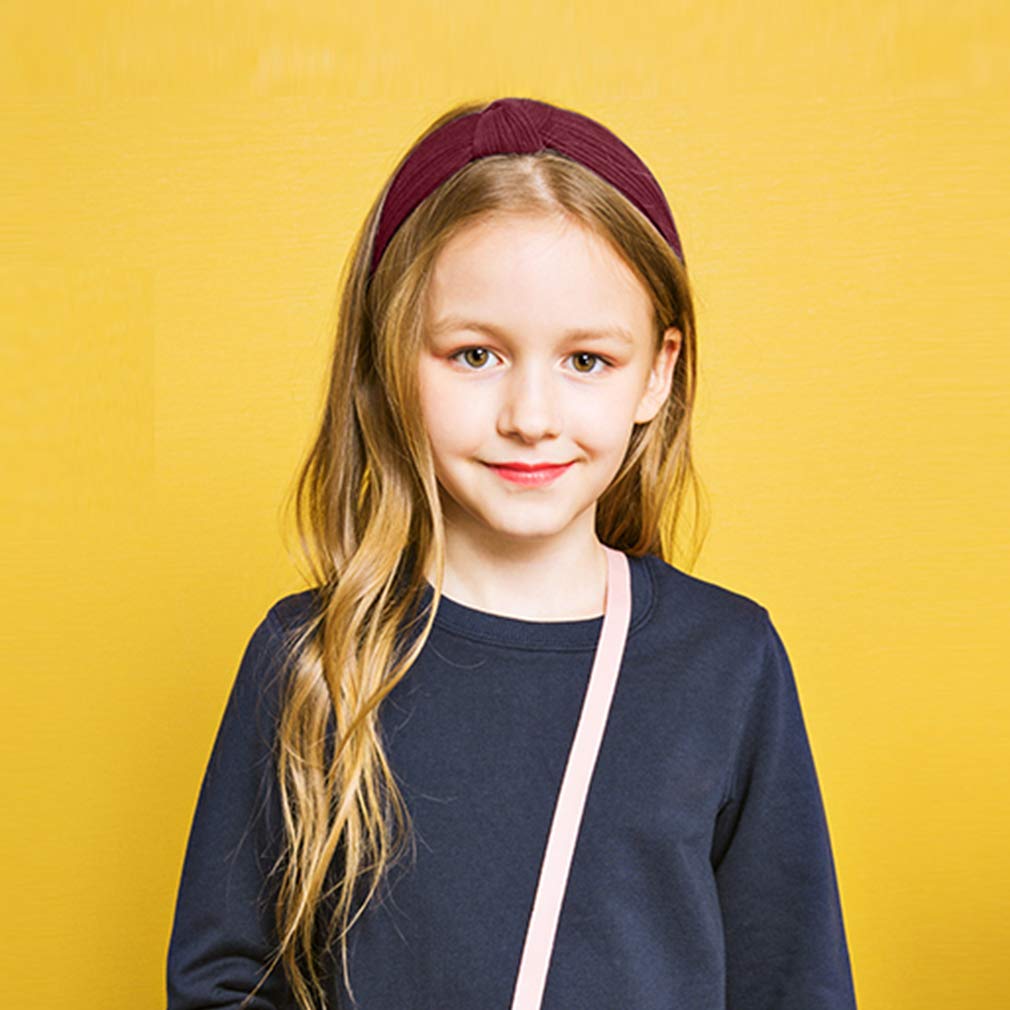 Womens Boho Headbands 12 Pack VELSCRUN Knotted Elastic Turban Bandeau Wide Hair Bands/Accessories for Washing Face