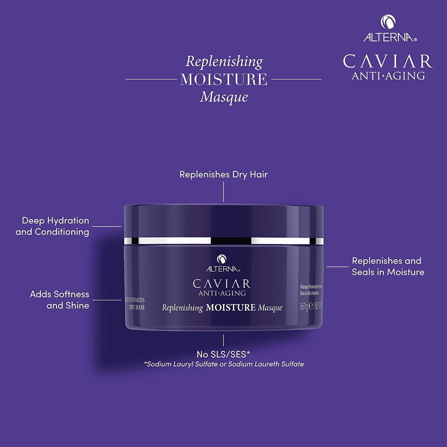Alterna Caviar Anti-Aging Replenishing Moisture Masque, 5.7 oz.