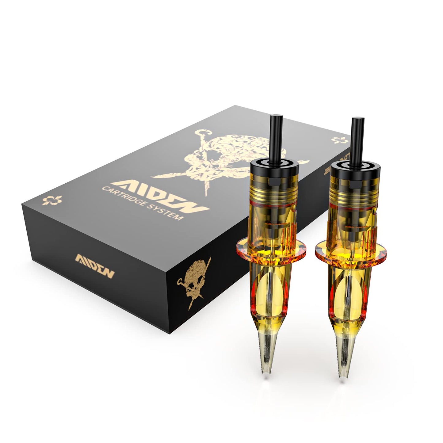 AIDEN Tattoo Cartridge Needles Professional 20pcs 9RL #12 Standard Round Liner Tattoo Needles Compatible with All Standard Rotary Machines (1209RLLT)