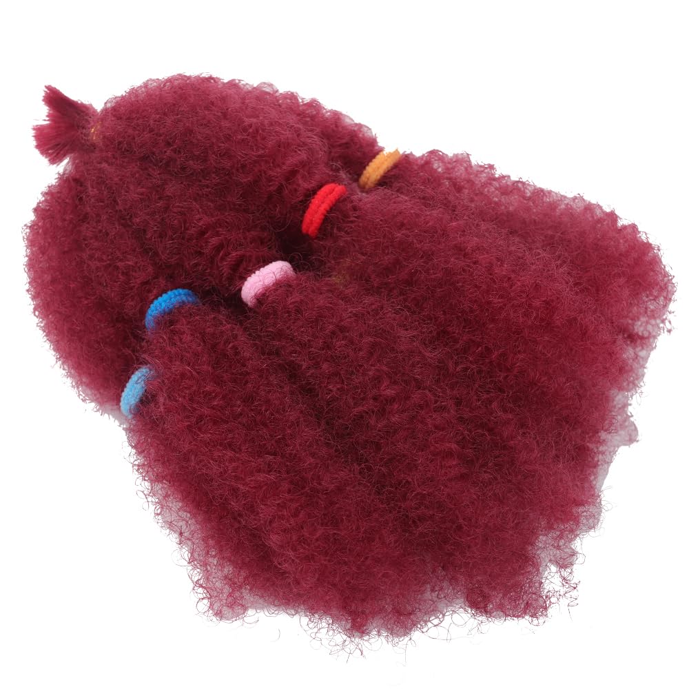 Afro Kinky Hair 12 Inch 6 Packs Pre Stretched Afro Kinky Twist Hair Afro Braiding Hair Kinky Twist Crochet Braids Synthetic Hair Extensions For Women (BUG#, 12 Inch (Pack of 6))