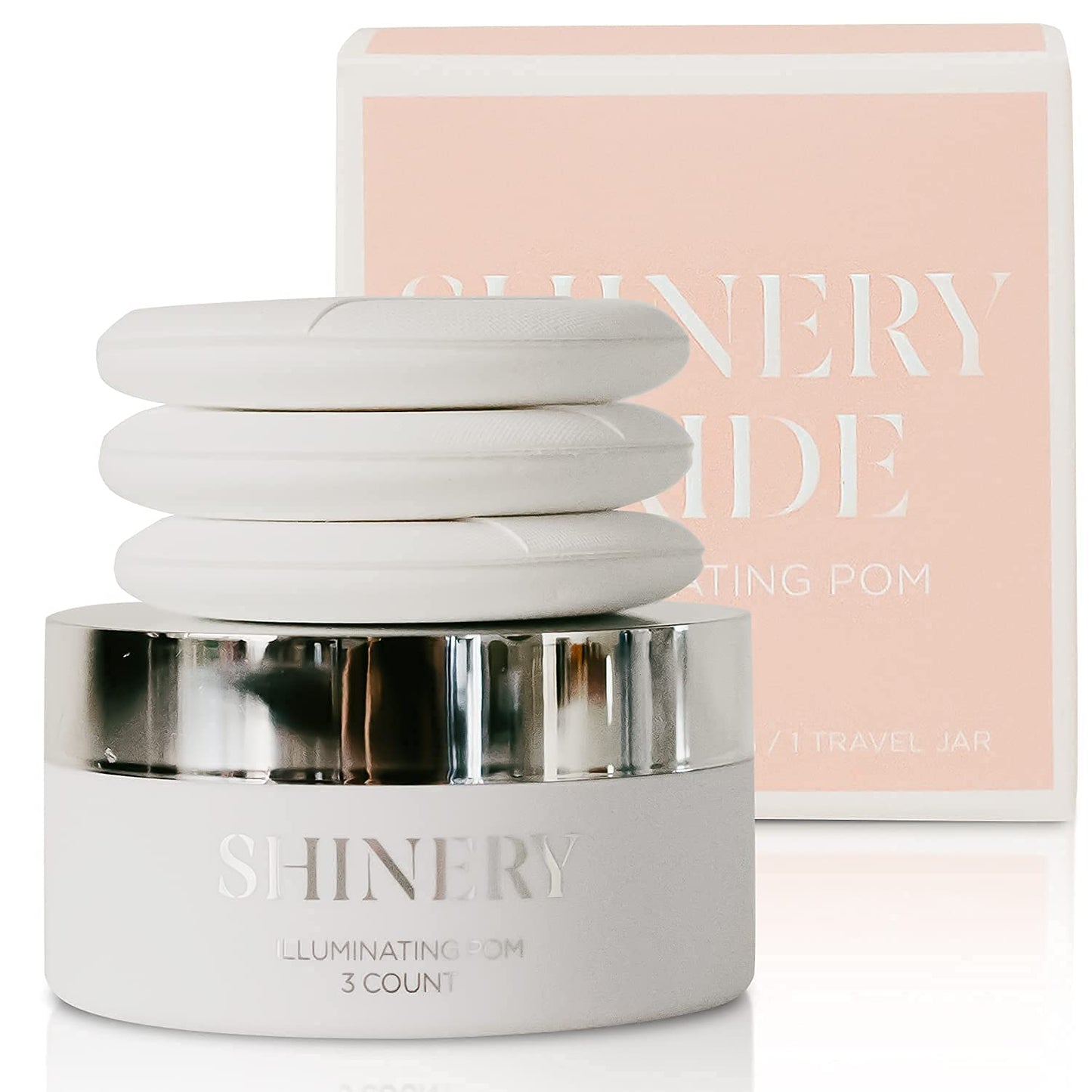 Shinery Bridal Illuminating Pom (1 Pack of 3) Bridal Radiance Wash Bridal Radiance Towelettes (1 Pack of 10)