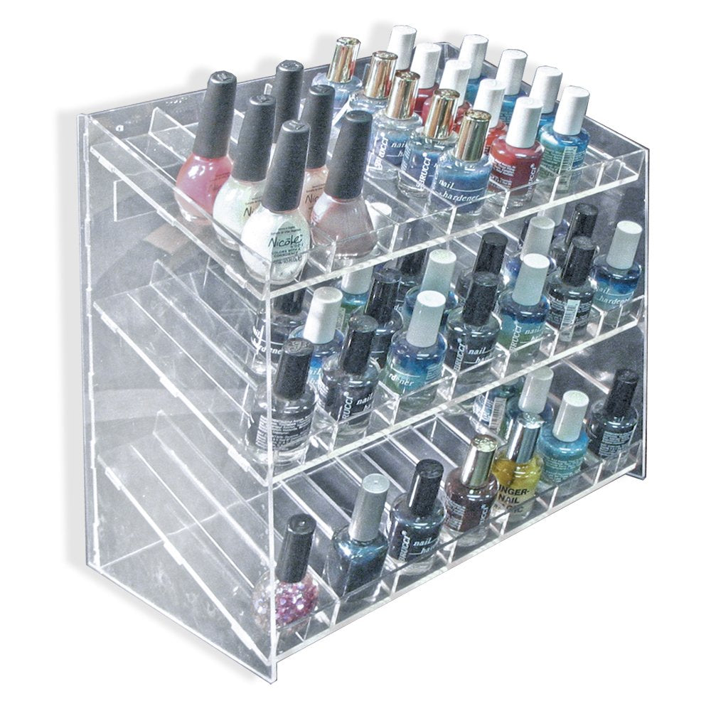 Azar Displays 222988 3-Tiered, 21 Compartment Cosmetic Tray