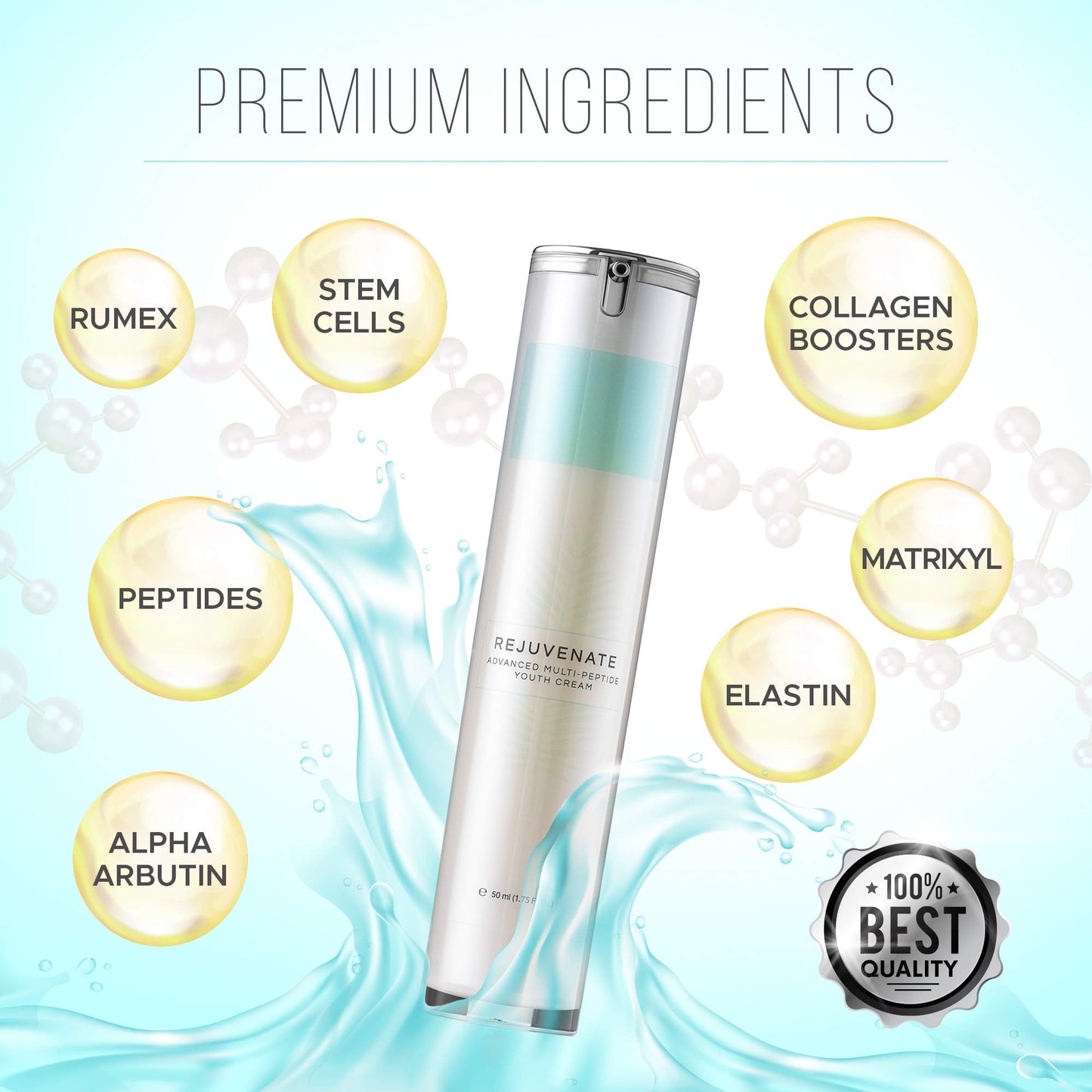 Balshi Derma-Ceuticals MD REJUVENATE Multi-Peptide Cream + NOURISH Face Cream - Reduce Fine Lines, Boost Collagen and Hydrate for a Youthful, Radiant Appearance