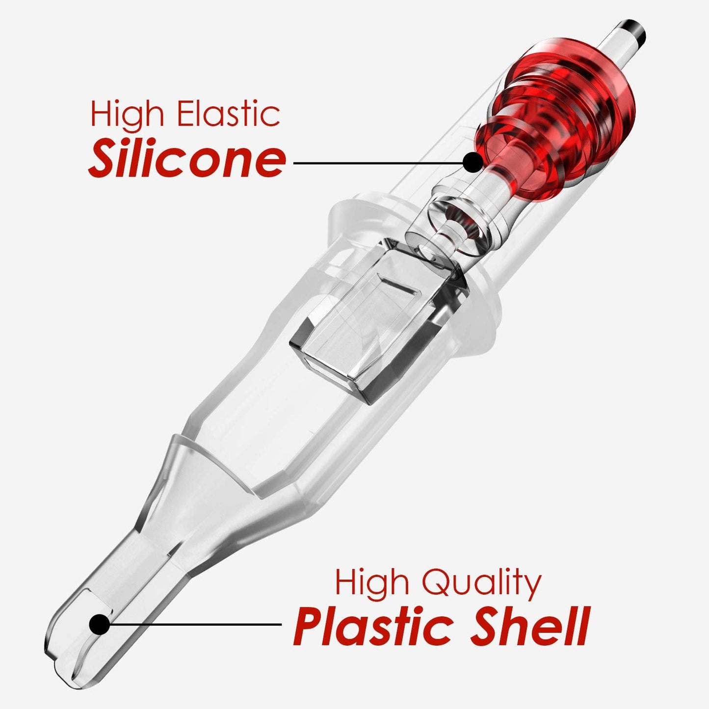 Wormhole Tattoo Cartridge Needles 9M1 Tattoo Cartridges Disposable 20PCS Tattoo Needle Cartridge Tattoo Needles Cartridge Needles Standard Stack Magnum for Tattoo Pen Tattoo Supplies 1009M1