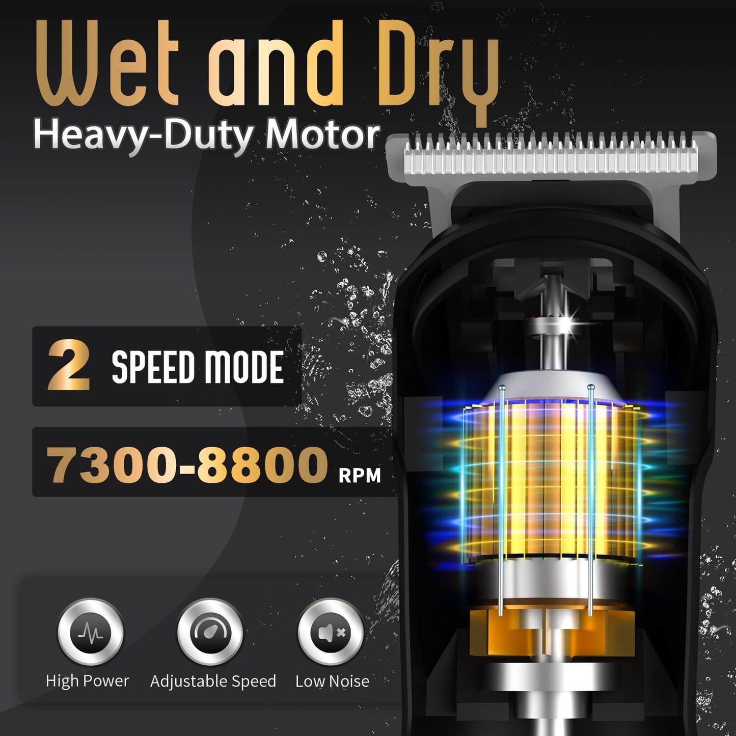 Ufree Beard Trimmer for Men, Electric Razor, Nose Hair Trimmer, Cordless Hair Clippers Shavers for Men, Gifts for Men