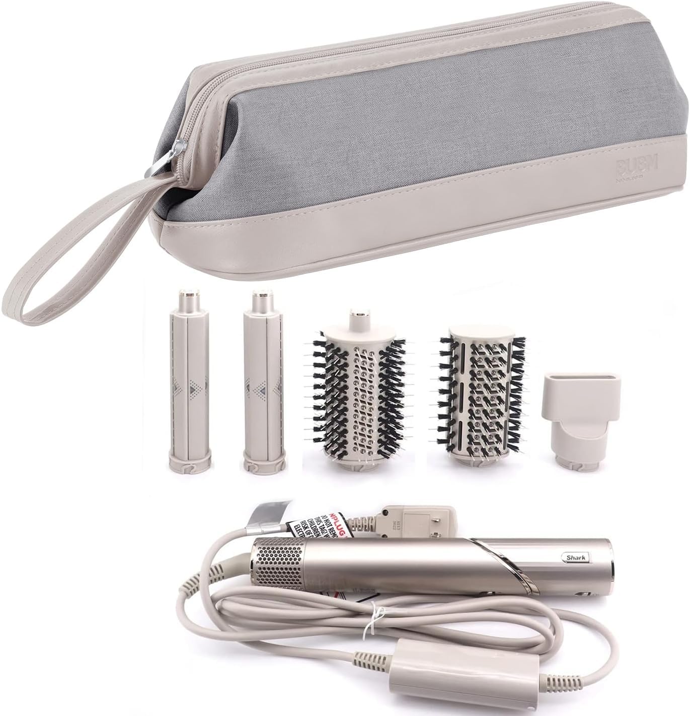 XLXLbb Large-Capacity Travel Case Compatible Storage Bag Compatible With Hair Dryer Complete Styler And Attachments, For Accessories Waterproof Anti-Scratch Travel Bag