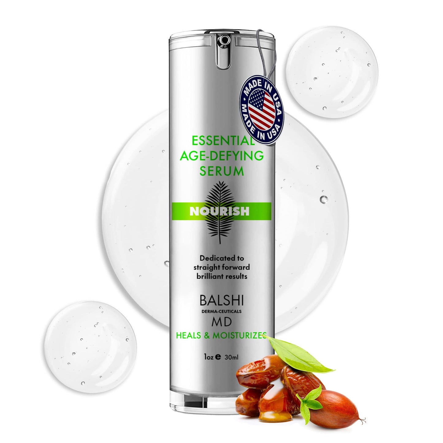 Balshi Derma-Ceuticals MD REJUVENATE Multi-Peptide Cream + NOURISH Face Cream - Reduce Fine Lines, Boost Collagen and Hydrate for a Youthful, Radiant Appearance