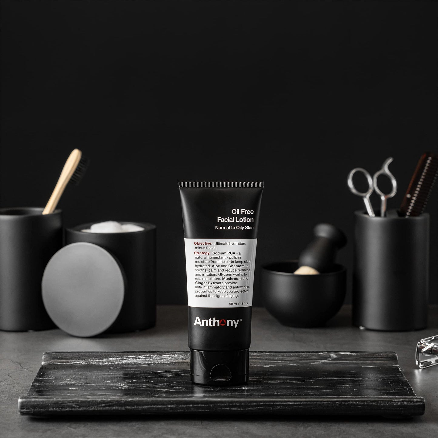 Anthony Oil Control Duo, Instant Fix Oil Control and Oil Free Facial Lotion for Men