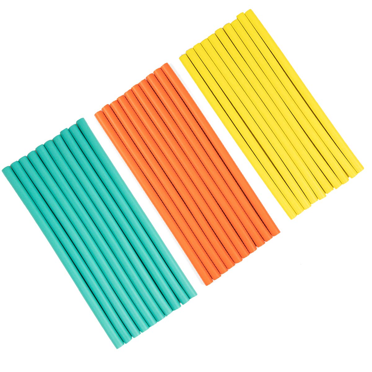 3Pack Flexible Curling Hair Rods Soft Foam Hair Rollers Twist-Flex Foam Hair Curlers No Heat Spiral Curlers for Long Medium Short Hair(Diameter 1.0cm,30Rods)