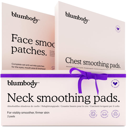 BLUMBODY Face Wrinkle Patch Complete Set, Chest Wrinkle Pad and Neck Wrinkle Pads Set Bundle
