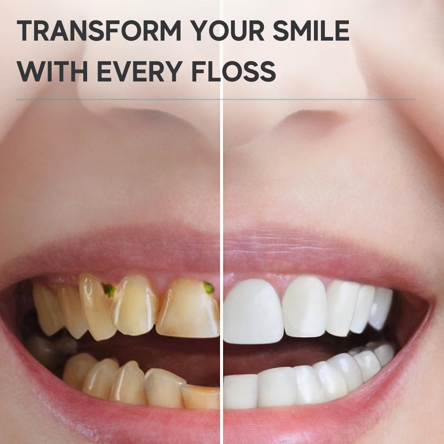 150 Travel Floss Picks Bulk - Green Easy Grip Disposable Floss Picks - Dental Floss Pick - Smooth Strong Dental Flossers for Teeth - Gently Removes Plaque & Food Particles Between Teeth