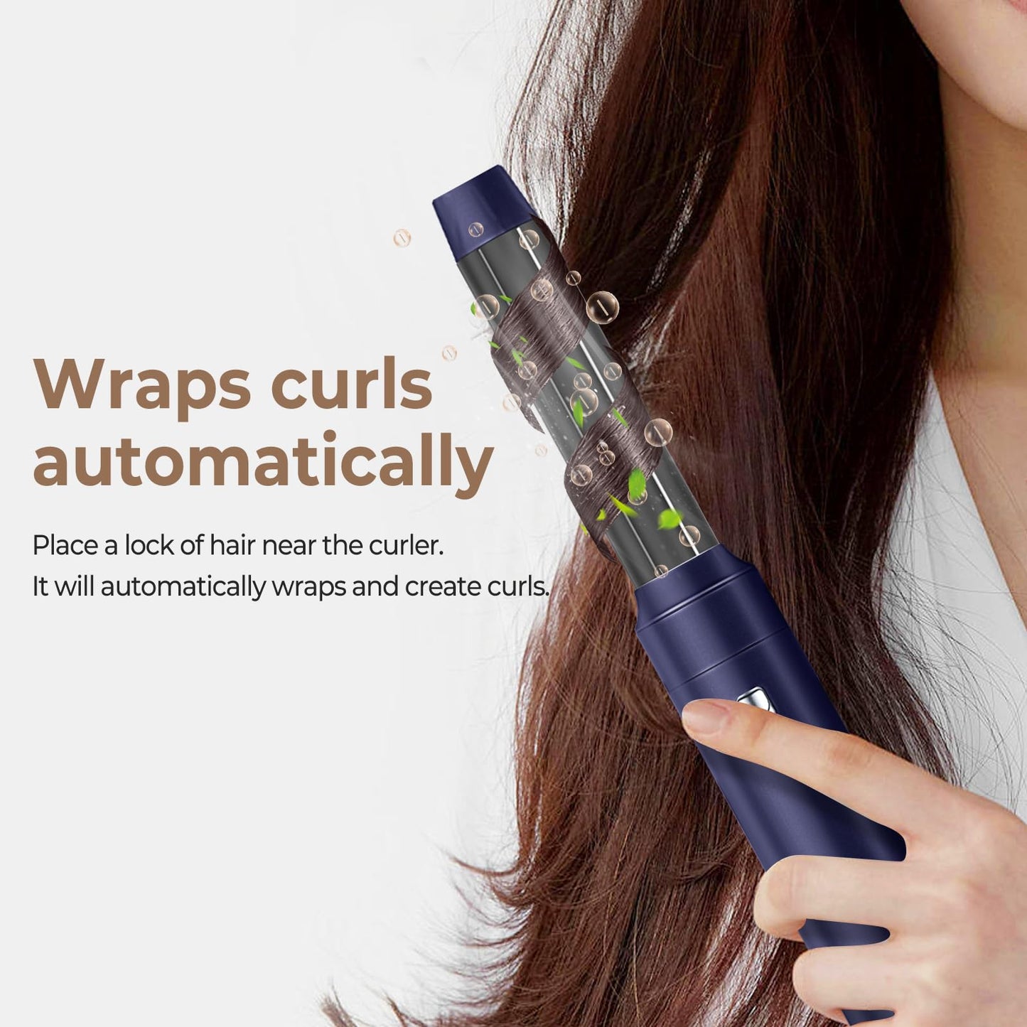 Blow Dryer Brush 6 in 1 Set, Negative Ionic Hair Dryer, Automatic Curling Wand Hair Straightener, Thermal Brush Fast Drying Hot Air Brush