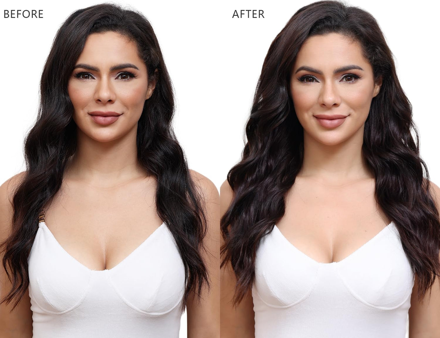 Yamel Remy Clip in Hair Extensions Human Hair 7Pcs 16 Clips Real Human Hair Extensions clip